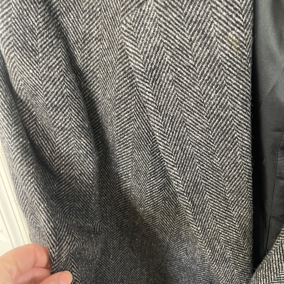 Vintage Land's End  Tweed Blazer Jacket Men 42R Made In USA - Picture 3 of 7